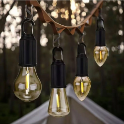 Mey İthalat® Taşınabilir Şarjlı Led Ampül Outdoor Kamp Bahçe ası