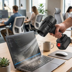 Mey İthalat® Taşınabilir Şarjlı Üfleme Makinesi Güçlü Hava Akımı Temizlik Cihazı