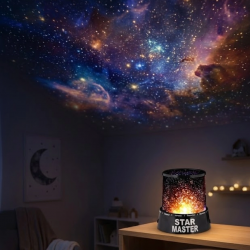 Mey İthalat® Tavana Yıldız Yansıtan Projeksiyon Gece Lambası USB Çalışan