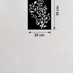 Mey İthalat® Tavus Kuşu ve Doğa Temalı Ahşap Duvar Tablosu - 25x35 cm Lazer Kesim Pano