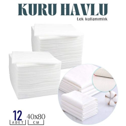 Mey İthalat® Tek Kullanımlık Kuru Havlu Çok Amaçlı 40X80 CM 12 Adet 718430