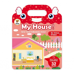 Mey İthalat®  Tekrar Kullanılabilen İlk Sticker Kitabım My House