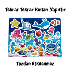 Mey İthalat®  Tekrar Kullanılabilen Sticker Seaworld
