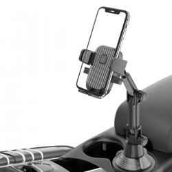 Mey İthalat®  Teleskopik Araç Bardak Yerine Giren Telefon Tutucu