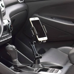 Mey İthalat®  Teleskopik Araç Bardak Yerine Giren Telefon Tutucu