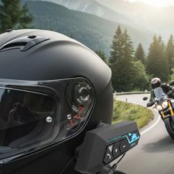 Mey İthalat® Telsiz Bluetooth Kask Kulaklık Handsfree Mikrofonlu