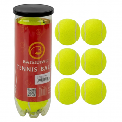 Mey İthalat® Tenis Topu 6’lı Set Antrenman ve Maç İçin Dayanıklı Toplar