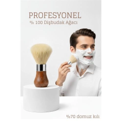 Mey İthalat®  Tıraş Fırçası Sakal Tıraş Fırçası El Yapımı 721452