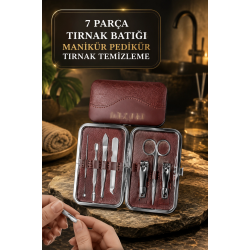 Mey İthalat® Tırnak Batığı Temizliği ve Günlük Bakım İçin 7 Parça Profesyonel Set