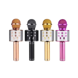 Mey İthalat® WS-858 Ses Değiştirmeli Karaoke Mikrofon