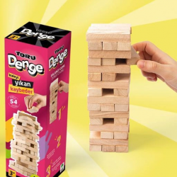 Mey İthalat® Torutoys Ahşap Denge Blokları 54 Parça