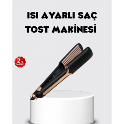 Mey İthalat® Tost Model Saç Şekillendirici DEMPOWER DP-134 360° Döner Kablolu