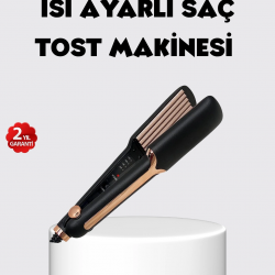 Mey İthalat® Tost Model Saç Şekillendirici DEMPOWER DP-134 360° Döner Kablolu