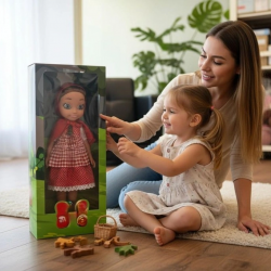 Mey İthalat® TOYX038 KIRMIZI BAŞLIKLI KIZ-