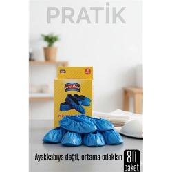 Mey İthalat® Transformacion 8 li KUTULU Pratik Galoş  Tek Kullanımlık Ayakkabı Kılıfı – Hijyenik ve Pratik Koruma 722246