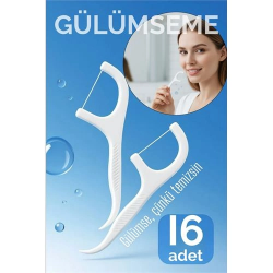 Mey İthalat® Transformacion Kürdanlı Diş Ipi 16’lı Paket, Pratik ve Hijyenik Ağız Bakım Aracı 716076