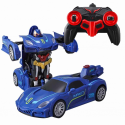 Mey İthalat®  Transforming Robot Racer Kumandalı Sesli ve Işıklı Robot