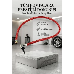 Mey İthalat® Tüm El ve Ayak Pompaları Yedek Hortum Çelik Telli Üniversal Pompa Hortumu 50cm 428879
