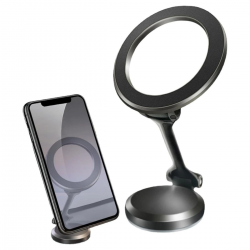 Mey İthalat®  Tüm Telefonlarla Uyumlu Manyetik Araç Telefonu Tutacağı Katlanır 360 Derece Dönen Telefon Standı