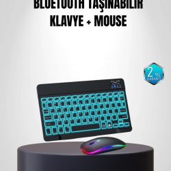 Mey İthalat® Türkçe Q Klavye RGB Işıklı Ergonomik Tasarımlı