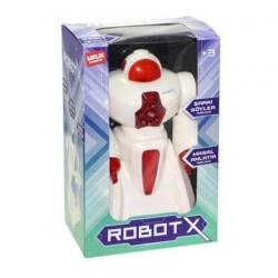 Mey İthalat® Türkçe Sesli Pilli Robot X Oyuncak