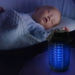 Mey İthalat®  Tutma ve Asma Saplı Ledli Sinek Makinası 2W Sinek Öldürücü UV Mor Işıklı Aparat