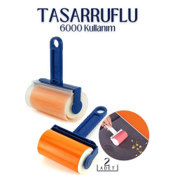 Mey İthalat® Tüy Tiftik Toplayıcı 6000 Kullanım Tisserant Design 2 li SET 718741