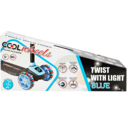 Mey İthalat® Twist 3 Tekerlekli Işıklı Scooter Mavi