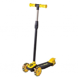 Mey İthalat®  Twist Led Işıklı 3 Tekerlekli Scooter Sarı