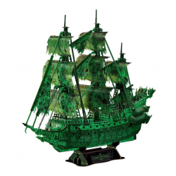 Mey İthalat® Uçan Hollandalı Gemisi 3D Puzzle Karanlıkta Parlayan