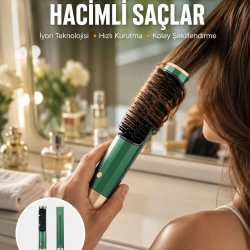 Mey İthalat® Üflemeli Saç Düzleştirici Fön Tarak Yüksek Isı Ayarlı İyon Özellikli Yeni Nesil