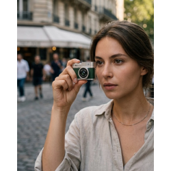 Mey İthalat® Ultra Kompakt Mini Fotoğraf Makinesi 4K HD Video Selfie Kamerası