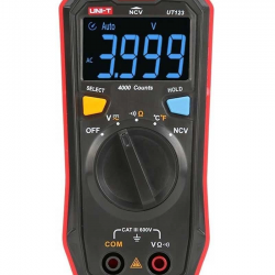 Mey İthalat® Uni-t UT123 Cep Tipi Dijital Led Ekranlı Multimetre