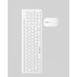 Mey İthalat® USB Alıcılı Kablosuz Klavye Mouse - Geniş Uyumluluk, Sessiz Tuşlar