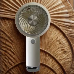 Mey İthalat®   USB ile Şarj Olabilen 3 Ayarlı Fan Modlu Çanta Tipi El Fanı