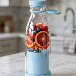Mey İthalat® USB Şarjlı Mini Blender 380 ml Taşınabilir Smoothie Yapıcı Pratik Kullanım