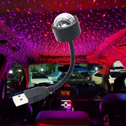 Mey İthalat®  USB Sese Duyarlı 8 Farklı Mod Işıklı LED Atmosfer Işığı – Ambiyans Aydınlatması