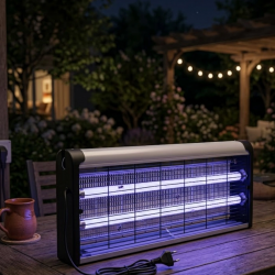 Mey İthalat® UV Işıklı Elektrikli Sinek Savar 10W Sessiz Haşere Öldürücü Lamba