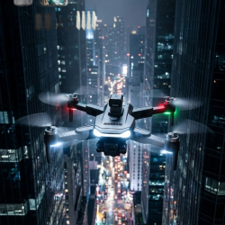 Mey İthalat® Uzaktan Kontrollü 4K Drone Akıllı Uçuş Modları ve Geniş Açılı Kamera Özellikli