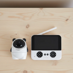 Mey İthalat® Uzaktan Kontrollü HD Bebek Kamerası Zoom ve Sıcaklık Sensörlü