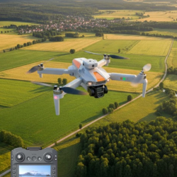 Mey İthalat® Uzun Menzilli Drone 1080P GPS Full HD Kameralı