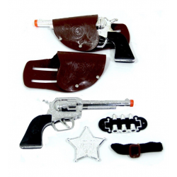 Mey İthalat® VAHŞİ BATI İKİLİ TABANCA SETİ-MGA