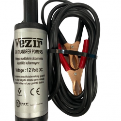 Mey İthalat® Vezir VP 01 Küçük Sıvı Aktarma Pompası 12 Volt