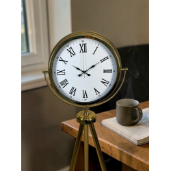 Mey İthalat® Victoria Gold Tripod Ayaklı Saat