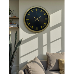 Mey İthalat® Vintage 40 Cm Metal Modern Duvar Saati