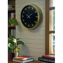 Mey İthalat® Vintage 40 Cm Metal Modern Duvar Saati