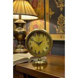 Mey İthalat® Vintage Elite 25 x 20 Eskitme Metal Masa Saati