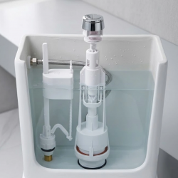 Mey İthalat® Vitrifiye Rezervuar İç Takımı Basmalı Mekanizma Alt Girişli Sessiz Dolum Sistemi