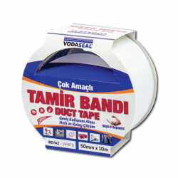 Mey İthalat® Vodaseal Duct Tape Tamir Bandı 50 mm 25 Metre Beyaz