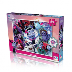 Mey İthalat® VP714 Vampirina 100 Parça Çocuk Puzzle -KS Puzzle